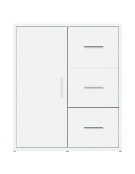 Credenza Bianco 60x31x70 cm in Legno Multistrato