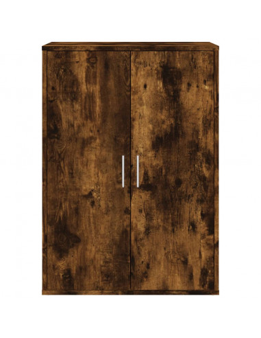 Credenza Rovere Fumo 60x31x84 cm in Legno Multistrato