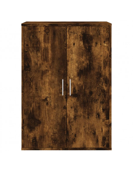 Credenza Rovere Fumo 60x31x84 cm in Legno Multistrato