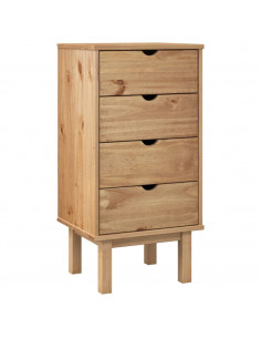 Cassettiera OTTA 45x39x90 cm in Legno Massello di Pino 2