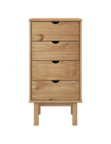 Cassettiera OTTA 45x39x90 cm in Legno Massello di Pino