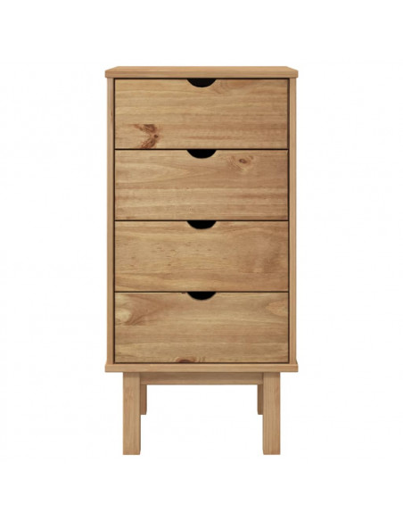 Cassettiera OTTA 45x39x90 cm in Legno Massello di Pino