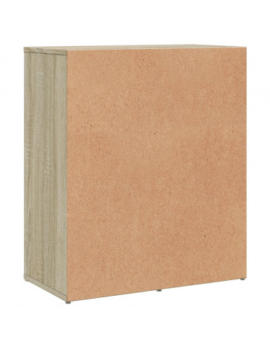 Credenza Rovere Sonoma 60x31x70 cm in Legno Multistrato