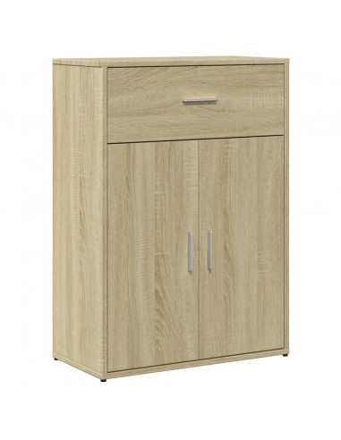 Credenza Rovere Sonoma 60x30x84 cm in Legno Multistrato