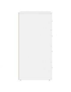 Credenza Bianca 60x39x80 cm in Legno Multistrato 2