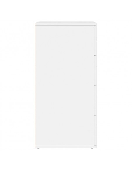 Credenza Bianca 60x39x80 cm in Legno Multistrato