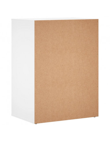 Credenza Bianca 60x39x80 cm in Legno Multistrato