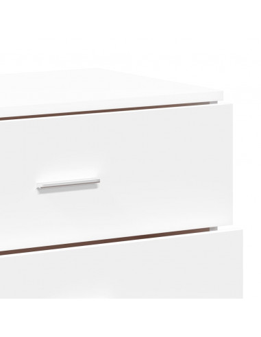 Credenza Bianca 60x39x80 cm in Legno Multistrato