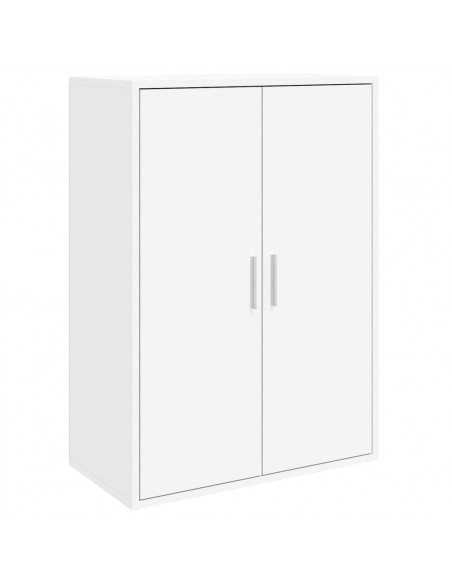Credenza Bianca 60x31x84 cm in Legno Multistrato