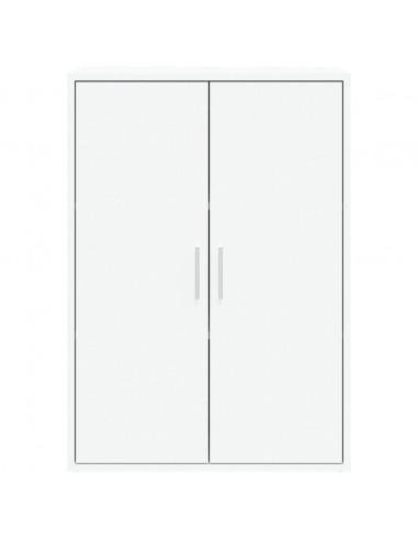 Credenza Bianca 60x31x84 cm in Legno Multistrato