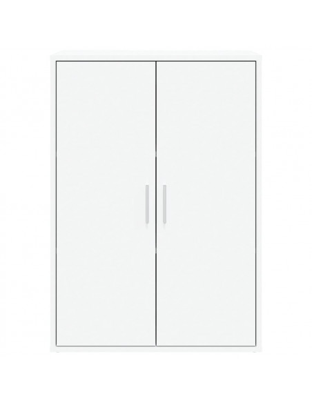 Credenza Bianca 60x31x84 cm in Legno Multistrato