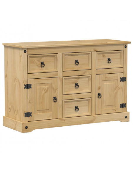 Credenza Corona 115x40x76 cm in Legno Massello di Pino