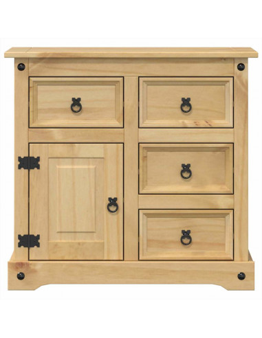 Credenza Corona 87x40x76 cm in Legno Massello di Pino