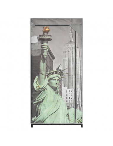 Armadio New York 75x45x160 cm in Tessuto