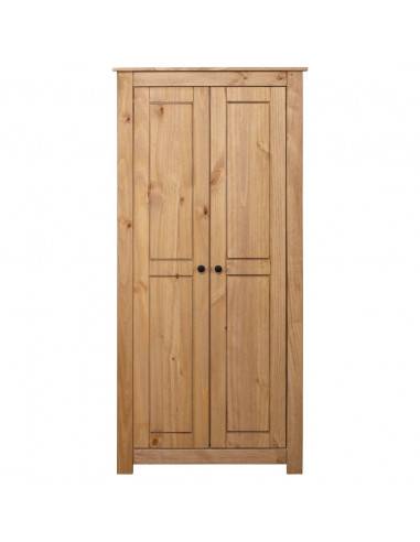 Armadio 80x50x171,5 cm in Legno Massello Pino Panama Range