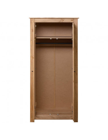 Armadio 80x50x171,5 cm in Legno Massello Pino Panama Range