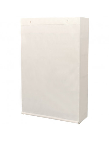 Armadio in Stoffa e Legno di Pino 110x40x170 cm