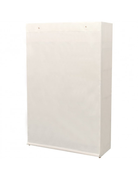 Armadio in Stoffa e Legno di Pino 110x40x170 cm