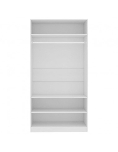 Armadio Rovere Marrone 90x50x200 cm in Legno Multistrato