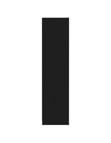 Armadio Nero 50x50x200 cm in Legno Multistrato