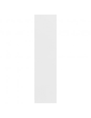 Armadio con Cassetti Bianco 50x50x200 cm in Legno Multistrato