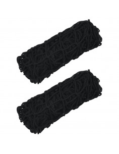 Reti da Fieno 2pz Rettangolari Neri 100x90 cm in PP 2