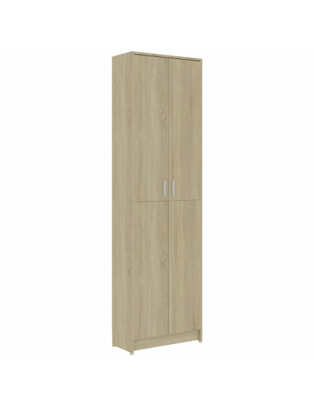 Armadio Corridoio Rovere Sonoma 55x25x189 cm Legno Multistrato