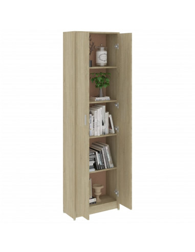 Armadio Corridoio Rovere Sonoma 55x25x189 cm Legno Multistrato