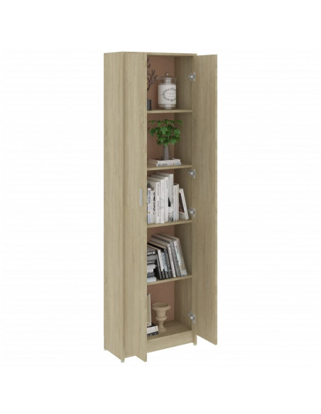 Armadio Corridoio Rovere Sonoma 55x25x189 cm Legno Multistrato