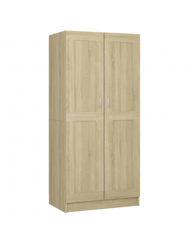 Armadio Rovere Sonoma 82,5x51,5x180 cm in Legno Multistrato