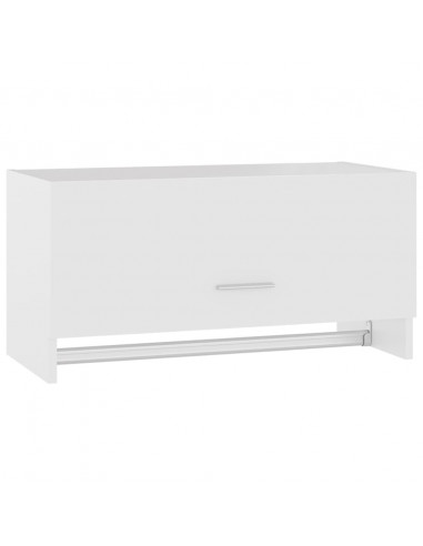 Armadio Bianco 70x32,5x35 cm in Legno Multistrato