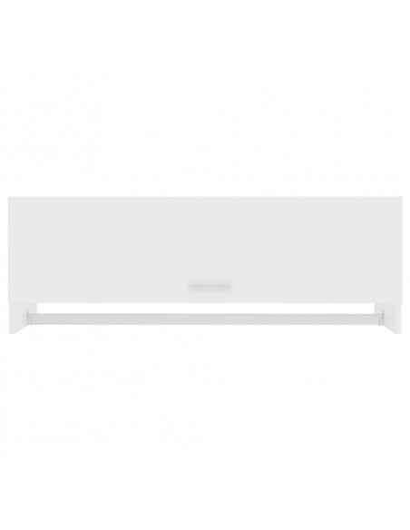 Armadio Bianco 100x32,5x35 cm in Legno Multistrato