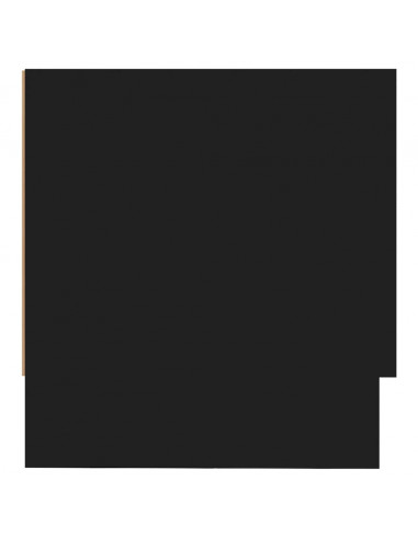 Armadio Nero 100x32,5x35 cm in Legno Multistrato