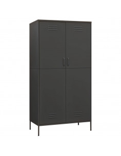 Armadio Antracite 90x50x180 cm in Acciaio 2