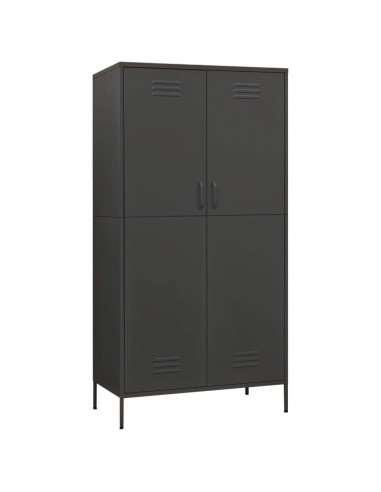 Armadio Antracite 90x50x180 cm in Acciaio