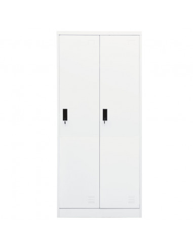 Armadio Bianco 80x50x180 cm in Acciaio