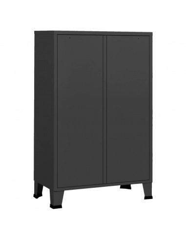 Armadio Industriale Antracite 67x35x107 cm in Acciaio