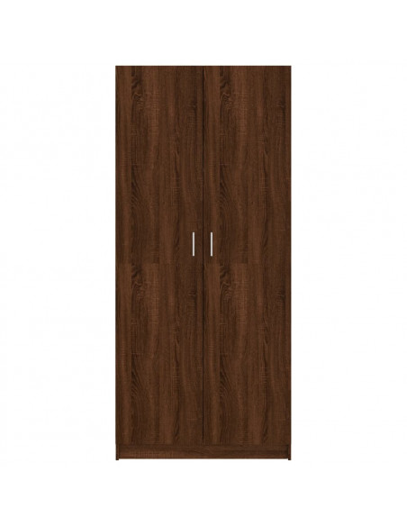 Armadio Rovere Marrone 80x52x180 cm in Legno Multistrato