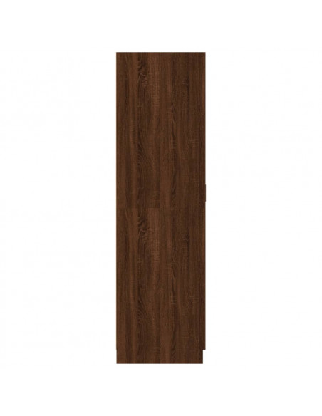 Armadio Rovere Marrone 80x52x180 cm in Legno Multistrato