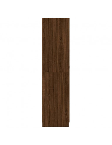 Armadio Rovere Marrone 90x52x200 cm in Legno Multistrato