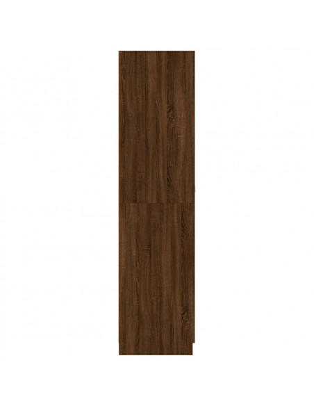 Armadio Rovere Marrone 90x52x200 cm in Legno Multistrato