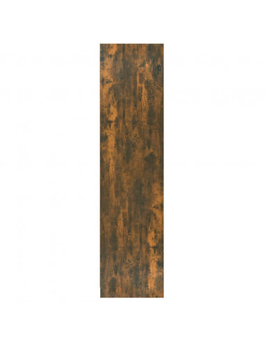 Armadio con Cassetti Rovere Fumo 50x50x200 cm Legno Multistrato