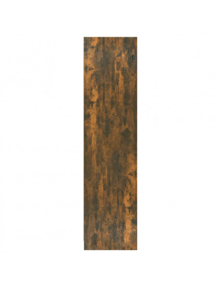 Armadio con Cassetti Rovere Fumo 50x50x200 cm Legno Multistrato