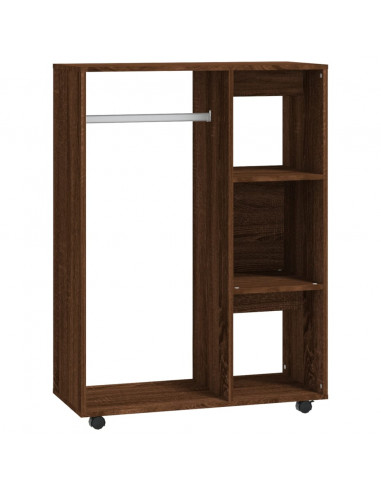 Armadio Rovere Marrone 80x40x110 cm in Legno Multistrato