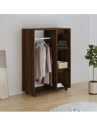 Armadio Rovere Marrone 80x40x110 cm in Legno Multistrato