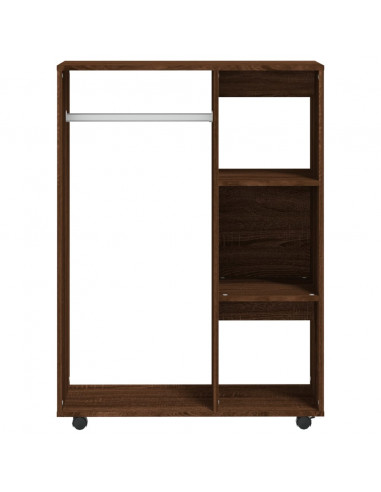 Armadio Rovere Marrone 80x40x110 cm in Legno Multistrato