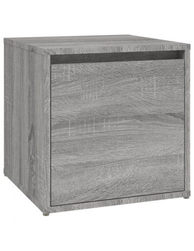 Set di Mobili da Corridoio Grigio Sonoma in Legno Multistrato