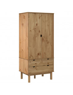 Armadio OTTA 76,5x53x172 cm in Legno Massello di Pino 2