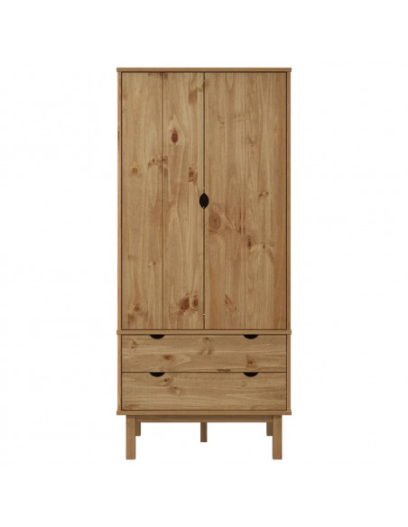 Armadio OTTA 76,5x53x172 cm in Legno Massello di Pino