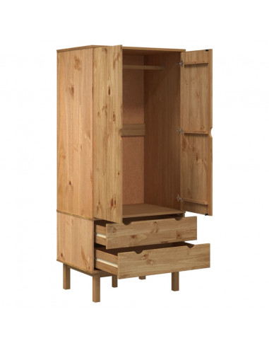 Armadio OTTA 76,5x53x172 cm in Legno Massello di Pino
